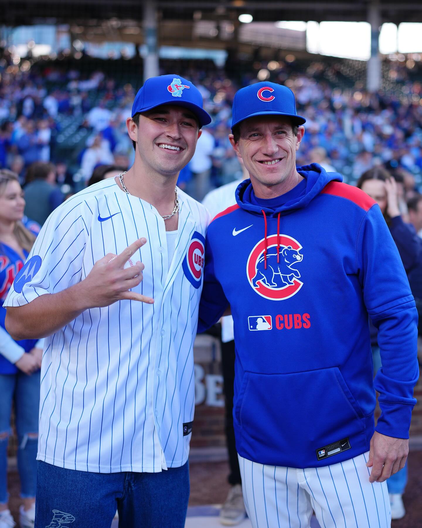 Electronic music star welcomed to the iconic ballpark in latest Cubs celebrity collaboration.