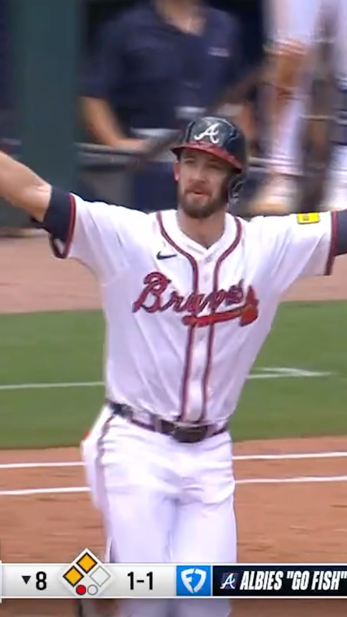 Atlanta slugger's 'big fly' earns recognition as Braves continue impressive offensive showing.