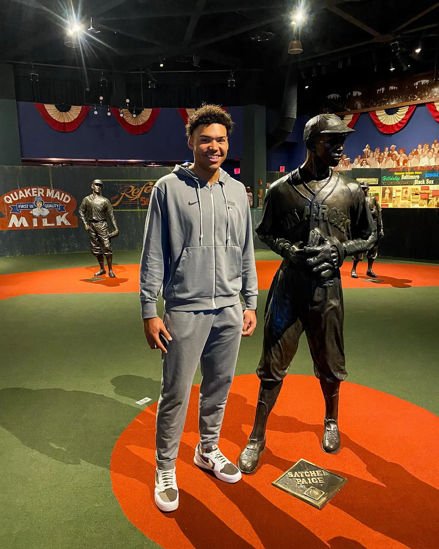 Astros player gets exclusive tour of Kansas City's landmark baseball heritage institution.