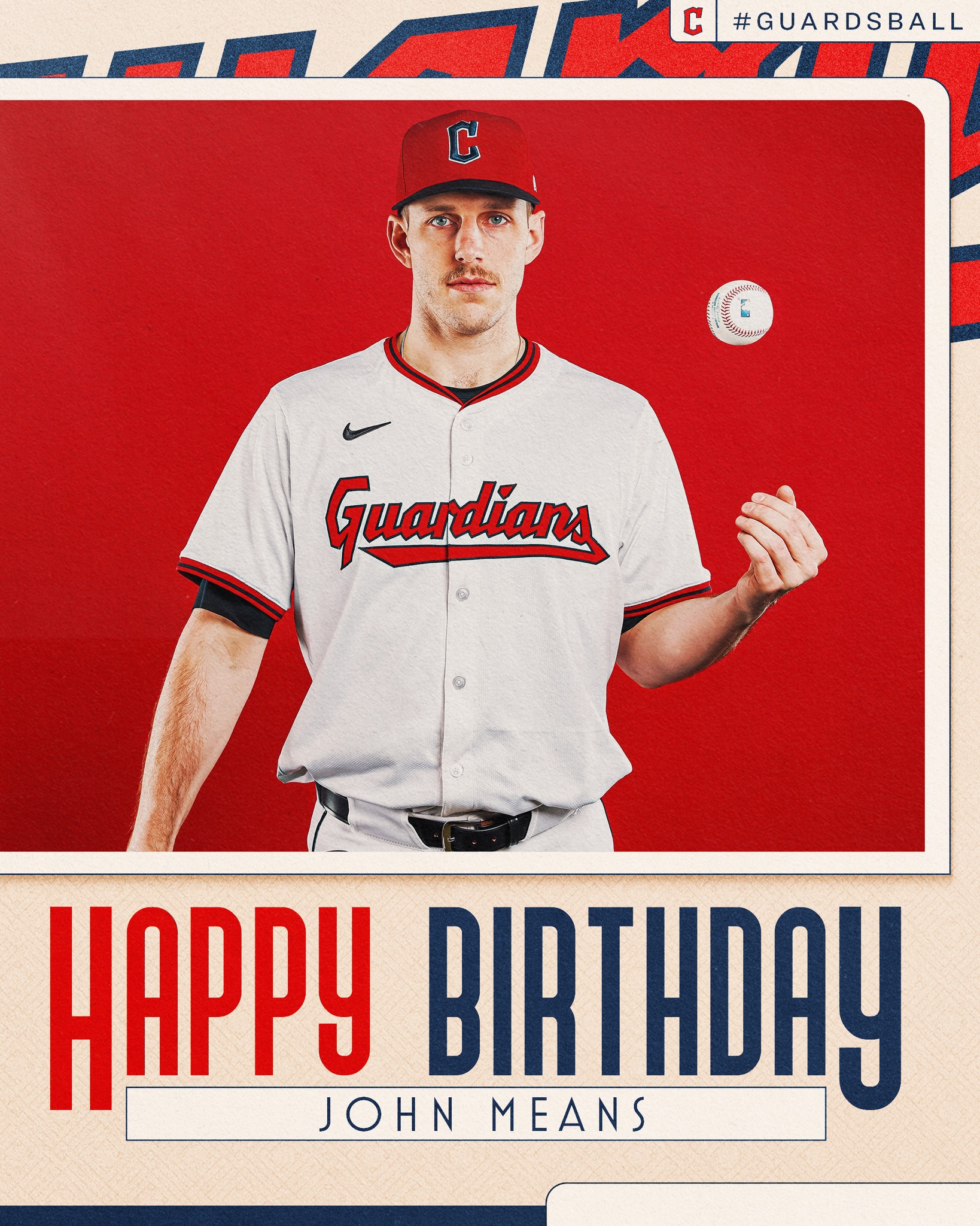John Means Makes His Cleveland Guardians Debut As Team Celebrates His Day Guardians wishes pitcher John Means through a happy birthday, dedicating as his special day.