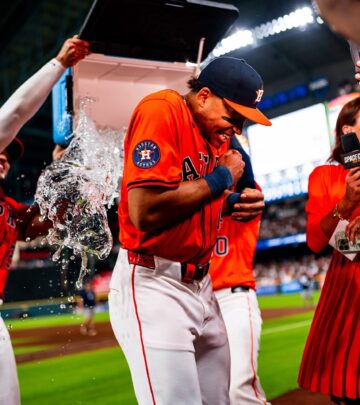 Houston's beloved sports reporter takes followers behind the scenes of The 'Stros' recent action.