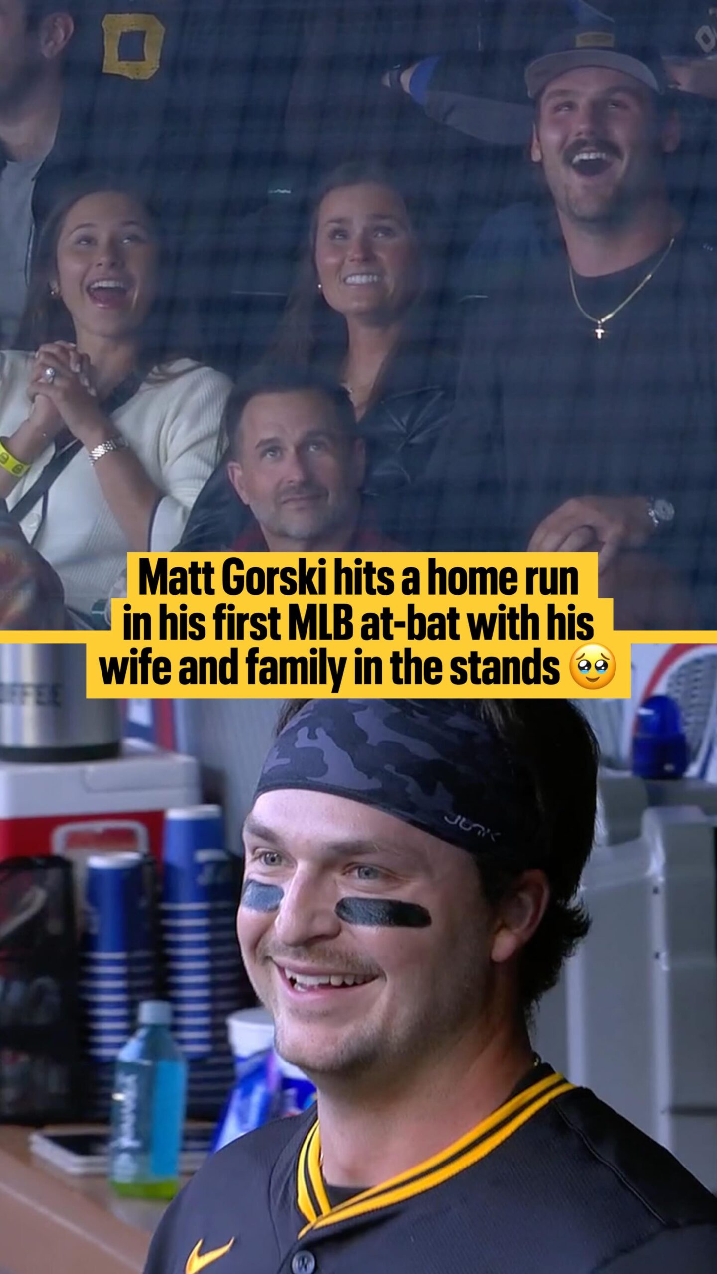 Pirates rookie stuns crowd with unforgettable debut homer while family witnesses special moment
