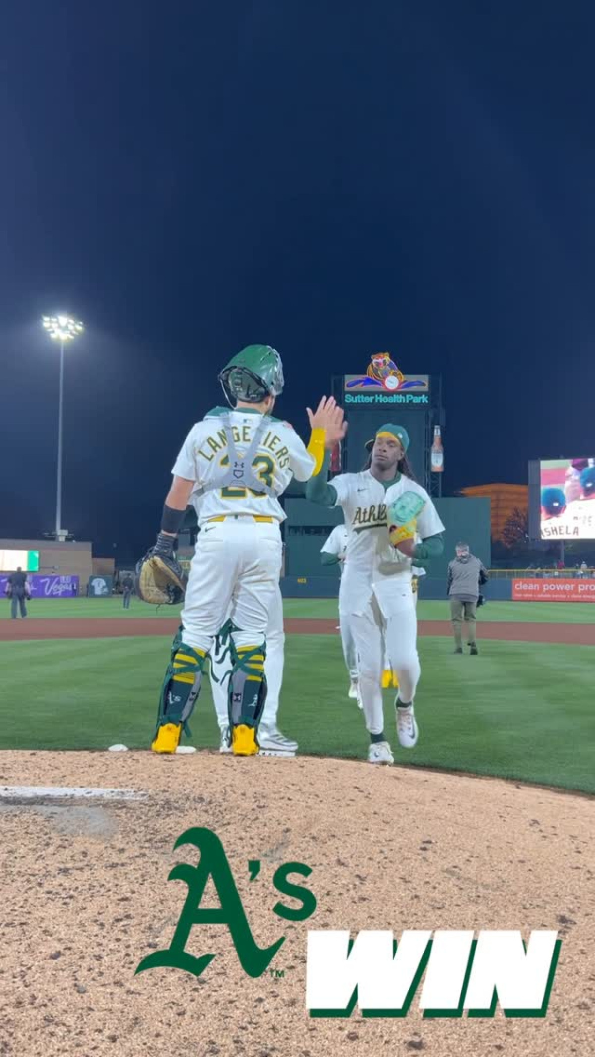 Oakland Athletics Cap Off Victory With Simple ‘GOODNIGHT’ Message A's team bids farewell to fans after eventful and victorious day at the Sutter Health Park.