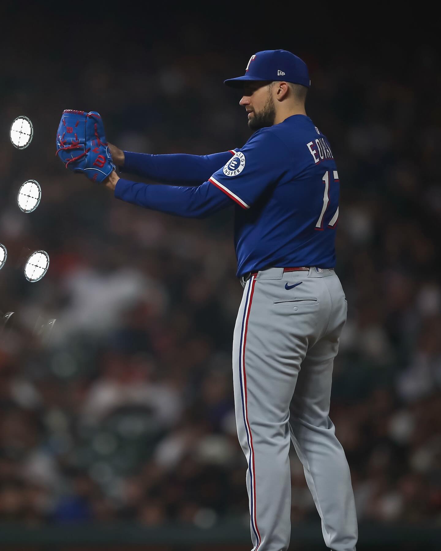 Ace pitcher captivates fans with stellar outings as Texas star team continue strong season momentum.