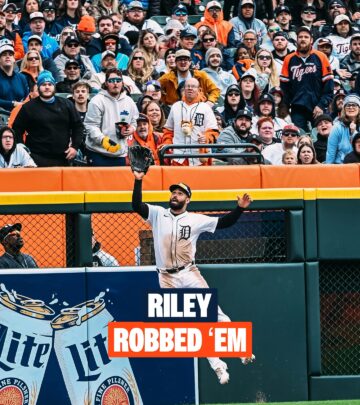 Detroit outfielder makes game-changing catch as Tigers secure crucial victory.