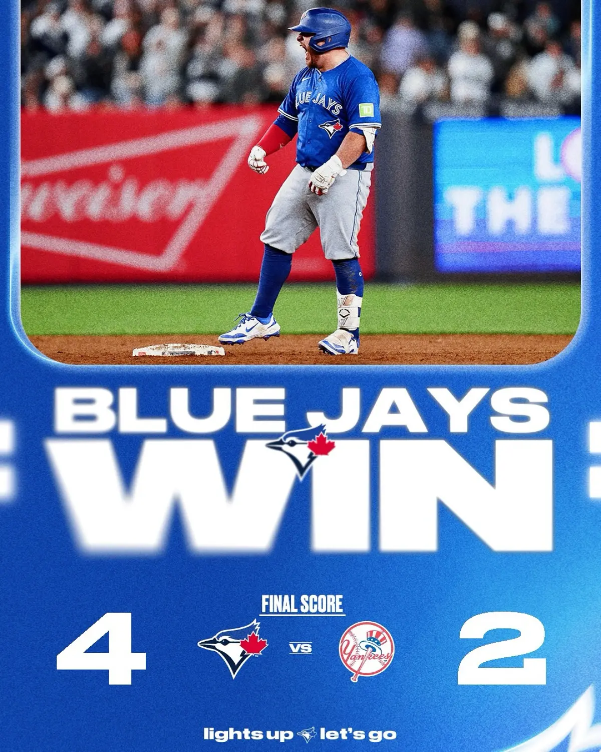 Fans witness late-game heroics as Blue Jays pull off thrilling comeback in front of home crowd