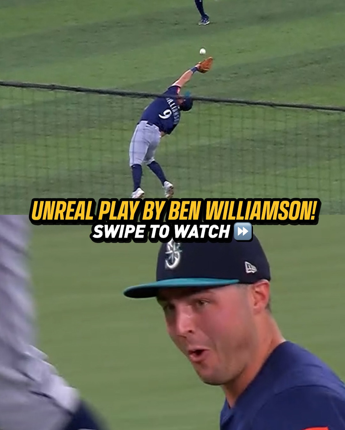Dynamic play electrifies Seattle Mariners fans as Air Williamson soars on the field now!!!