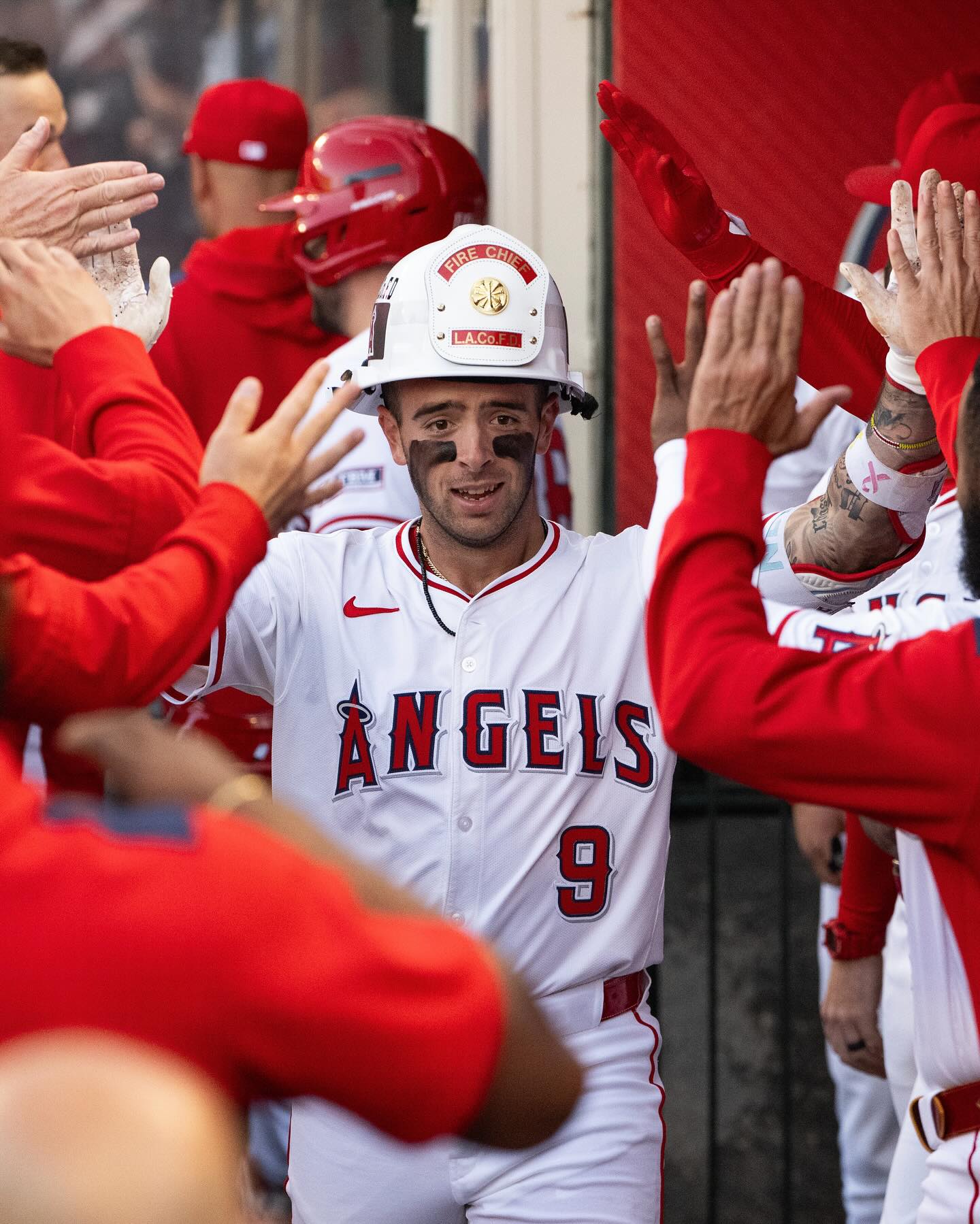 Angels Player Smashes First Career Leadoff HR