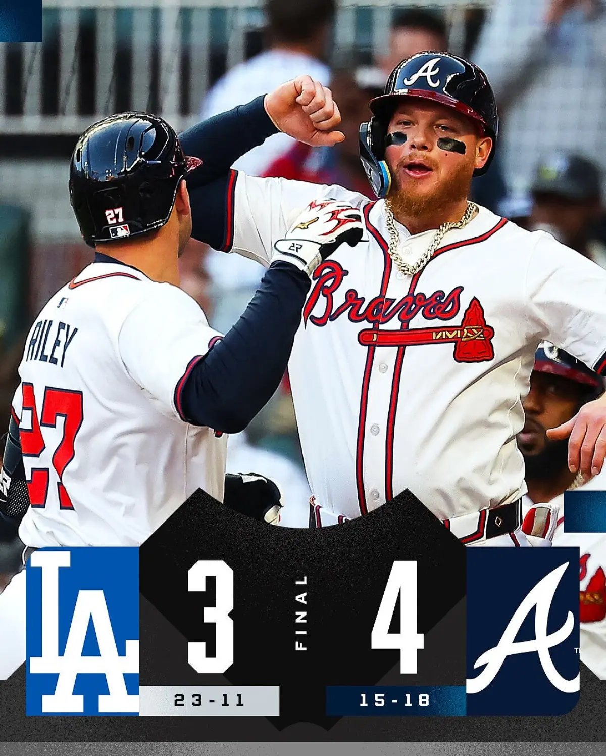 Austin Riley Leads Braves With Two Home Runs Austin Riley Leads Braves With Two Home Runs_image