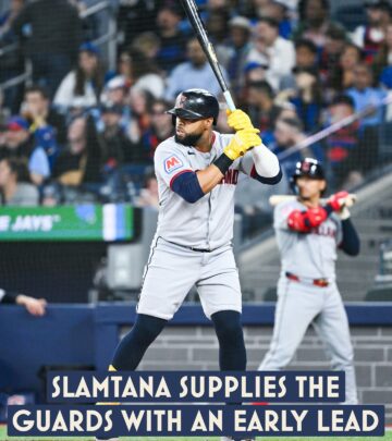 Timely execution lifts the Guardians as Carlos delivers a pivotal go-ahead play on field!.