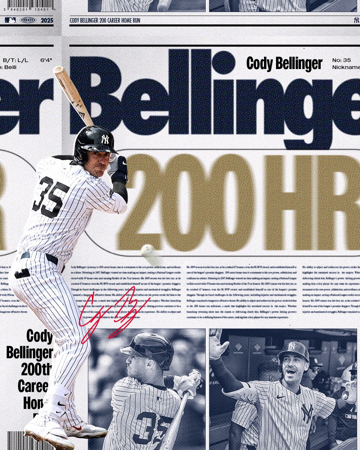 Cody Bellinger Hits 200 Career Homers Cody Bellinger Hits 200 Career Homers_image