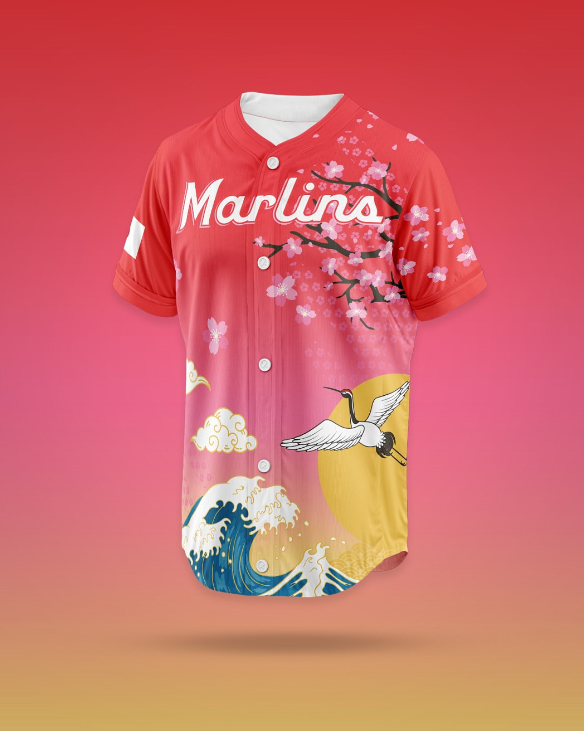 Marlins Debut Japan-Inspired Jersey Marlins Debut Japan-Inspired Jersey_image