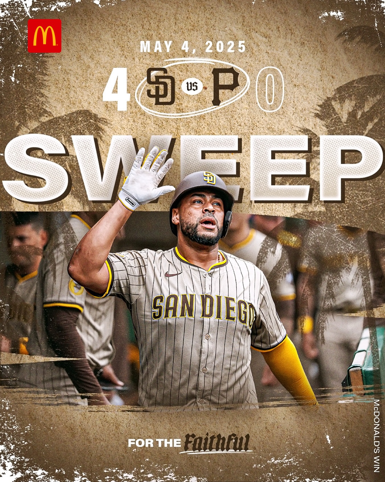 Padres Sweep Clinches 4-0 Victory Padres Sweep Clinches 4-0 Victory_image
