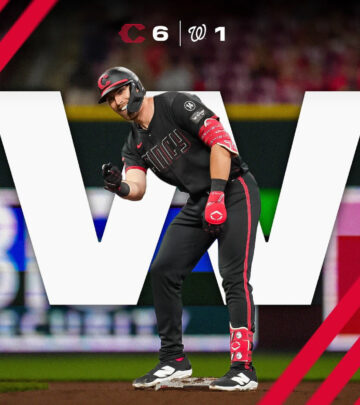 Cincinnati Reds shine bright with a great win in an intense night game under the lights!!