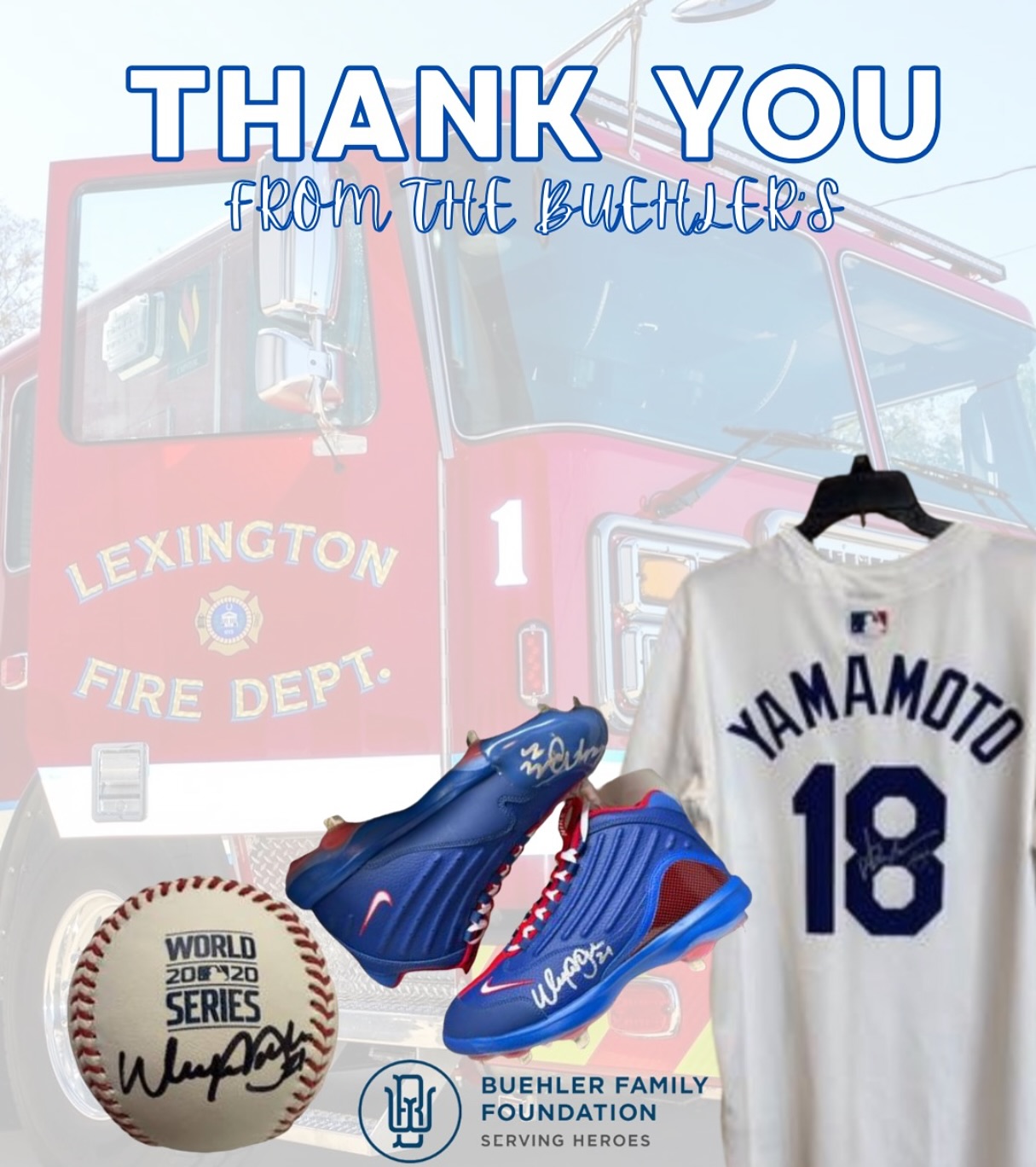 Charismatic MLB star Walker Buehler thanks auction bidders hinting at more exciting events