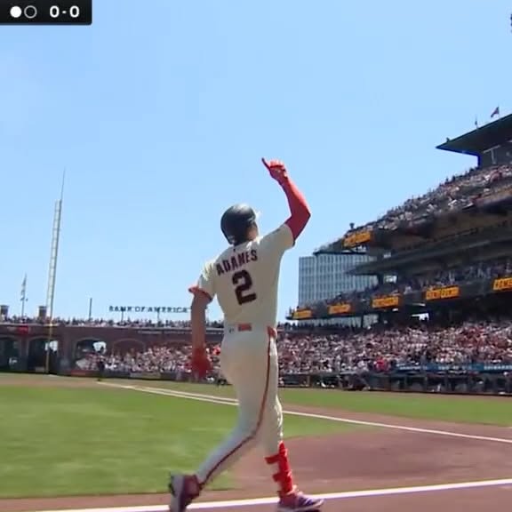 Willy Adames Lights Up First Inning With Home Run